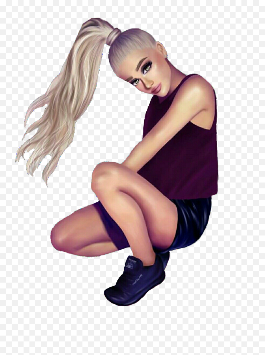Ariana Sticker By - Sitting Png,Tumblr Avatar Icon