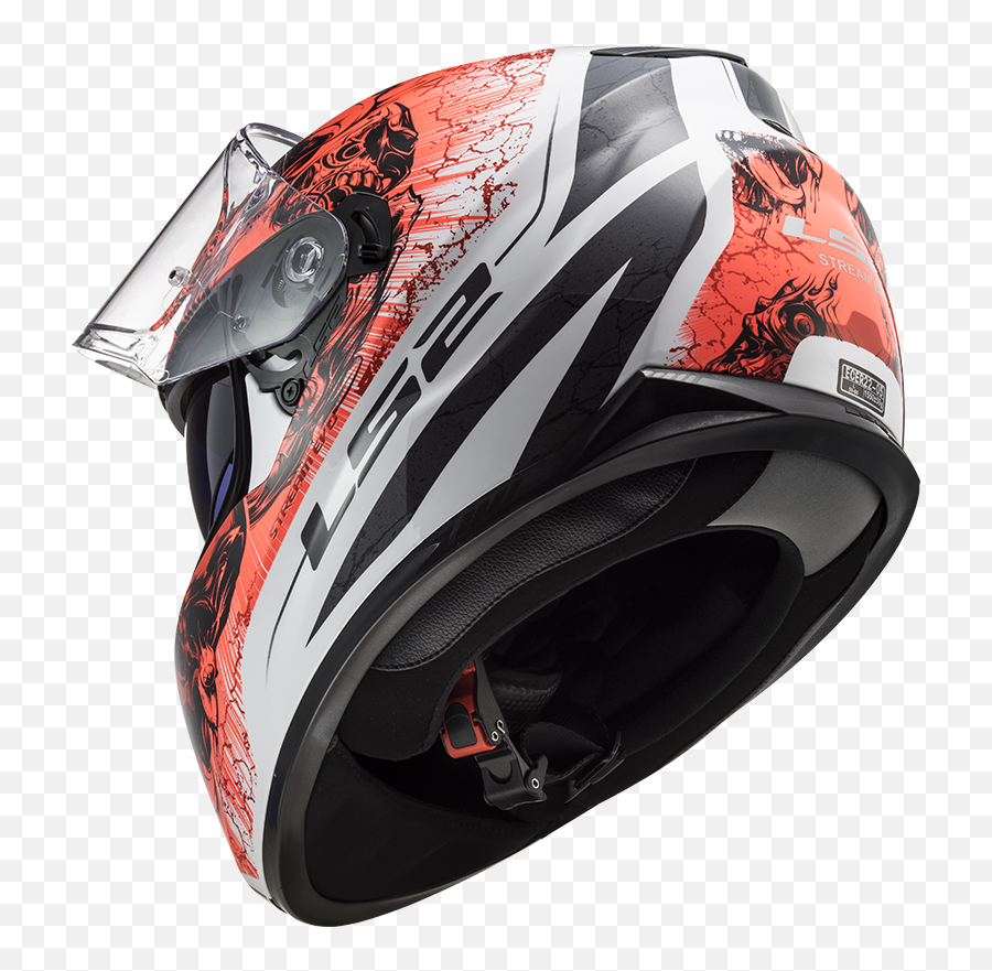Ff320 Throne Gloss White Orange Ls2 Helmets India - Motorcycle Helmet Png,Icon Airflite Helmet