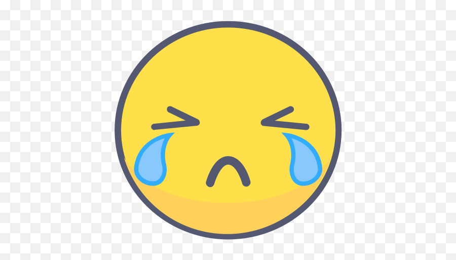 Cry Emoji Emotion Icon - Colegio El Triunfo Piura Wide Grin Png,Cry Face Icon