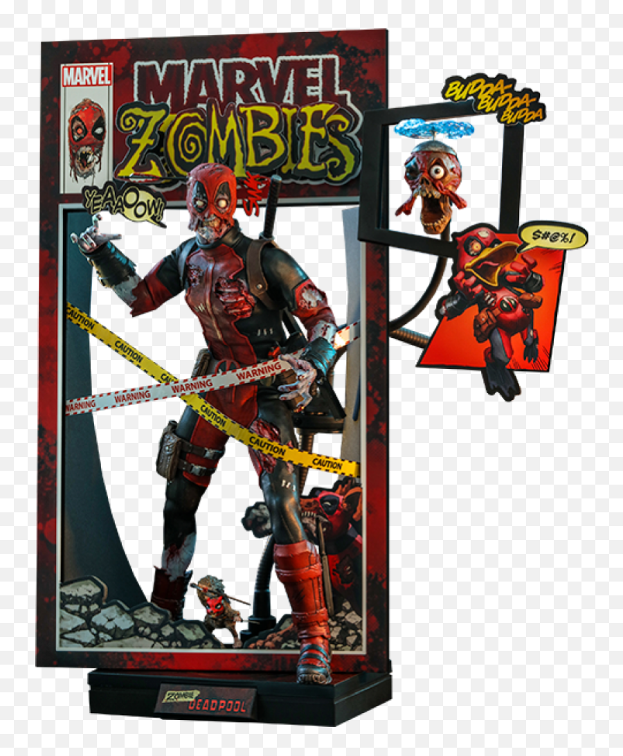 Hot Toys Zombie Deadpool Sixth Scale Figure - Deadpool Zombie Figure Png,Chi Chi Icon Dragon Ball