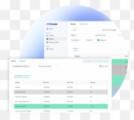 Sync Google Sheets With Calendar - Tackle Dot png