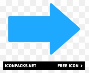 Free Blue Right Arrow Png Svg Icon In 2022 - Vertical