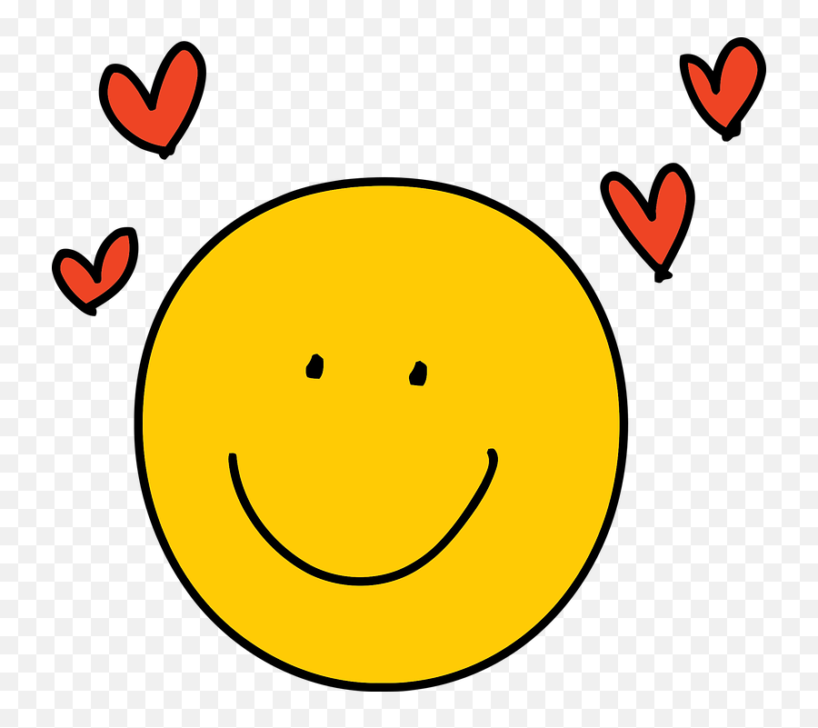 Love Emoji Happy - Free Vector Graphic On Pixabay Happy Png,Vector Smile Icon