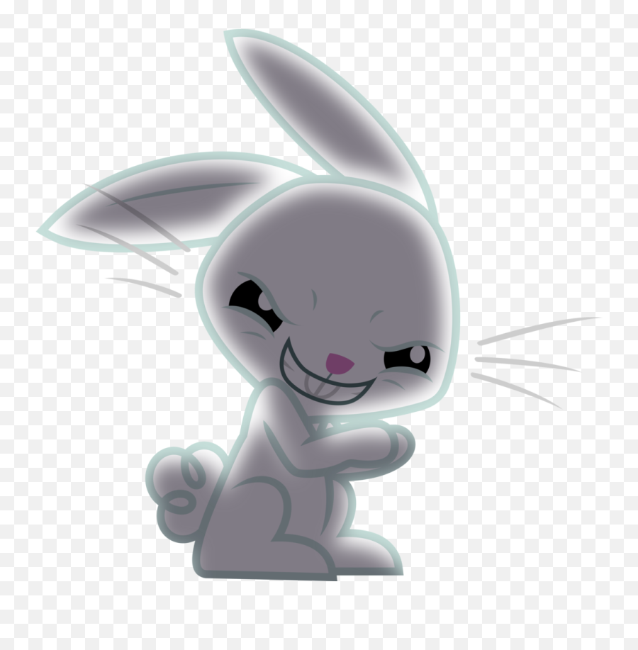 Evil Rabbit Transparent Png Clipart - Evil Easter Bunny Clipart,White Rabbit Png