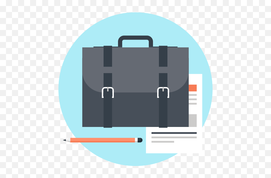 Glenworx Png Briefcase Icon Flat