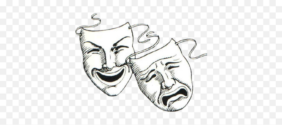 Theatre Masks Tattoo - Buscar Con Google Theater Mask Comedy And Tragedy Masks Transparent Png,Theater Masks Png