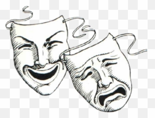 Theatre Masks Tattoo - Buscar con Google Theater Comedy And Tragedy Masks Transparent png
