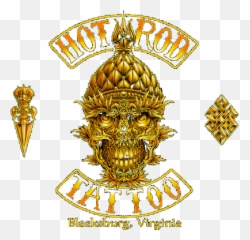 Hot Rod Tattoo - Emblem Png,Tattoo Gun Png