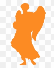 Angel Silhouette - Silueta De png