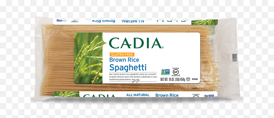 Cadia Gluten - Free Brown Rice Spaghetti Pasta 16 Oz Cadia Png,Spaghetti Png