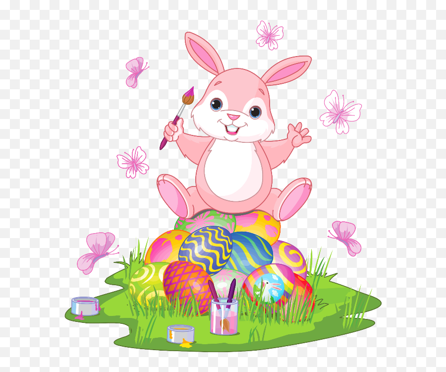 Happy Easter Cute Transparent U0026 Png Clipart Free Download - Ywd Free Easter Bunny Clipart,Easter Clipart Png