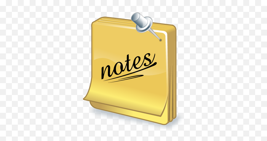 Yellow Note Icon Png Clipart Image Iconbugcom Notes