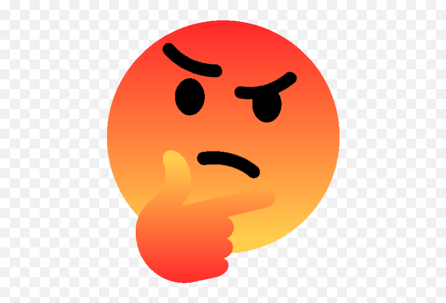 Facebookangrythinking - Discord Emojis Png,Facebook Angry Png