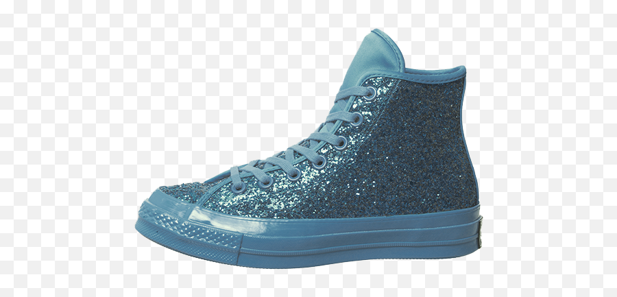 Converse All Star Hi 70 Blue Glitter The Sole Womens - Skate Shoe Png,Blue Glitter Png