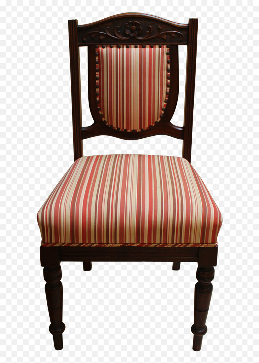 Vintage Wooden Striped Chairs - Transparent Chair Front Png,Striped Background Png