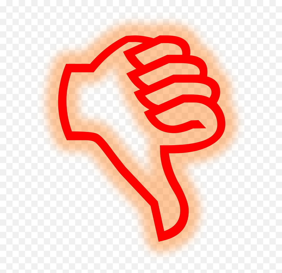 Thumb Down Red Copy Transparent Png - Thumbs Down Cartoon Transparent,Thumbs Down Transparent Background