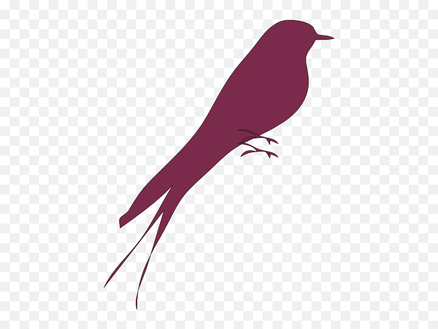 Purple Bird Clip Art - Vektor Burung Love Bird Png,Love Birds Png