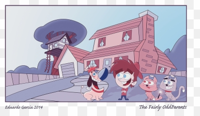 The Fairly Odd Parents - Timmy Cosmo Wanda By The Fairly Oddparents Png,Fairly Odd Parents Png