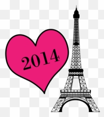Eiffel Tower Personalizable Necklace - Merry Christmas A Small png