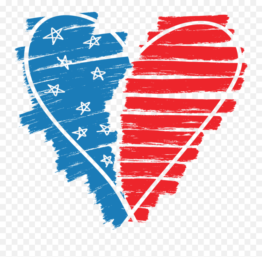 Stars And Stripes Heart Cut File - Graphic Design Png,Stars And Stripes Png