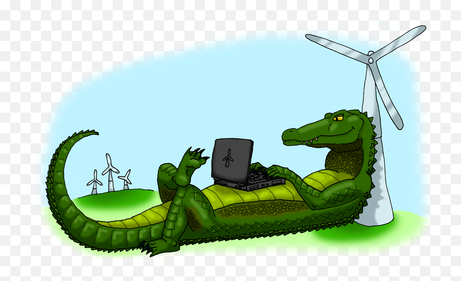 Green Gator Web Hosting Design - Coding Alligator Png,Gator Logo Png