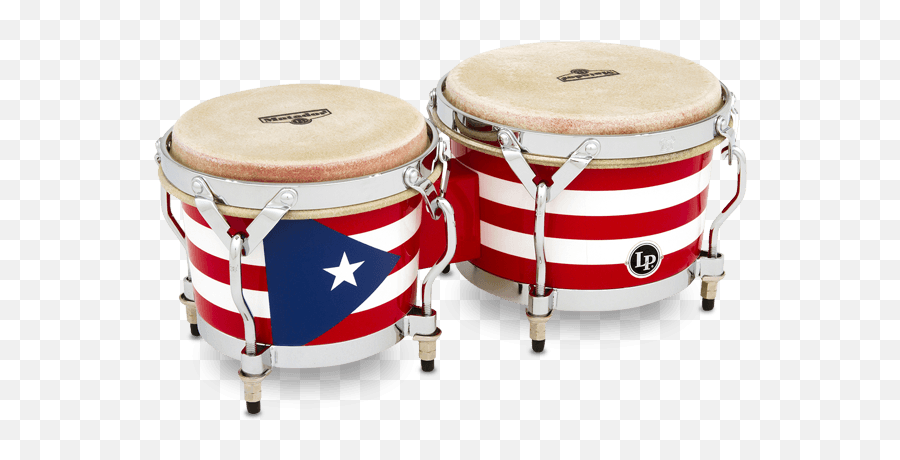 Matador Puerto Rican Wood Bongo Latin Percussion - Puerto Rican Bongos Png,Puerto Rican Flag Png