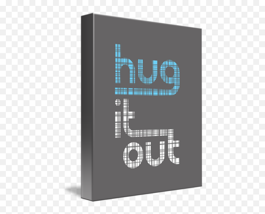 Hug It Out Crosshatch Gray By Megan Romo - Elliker Horizontal Png,Crosshatch Png