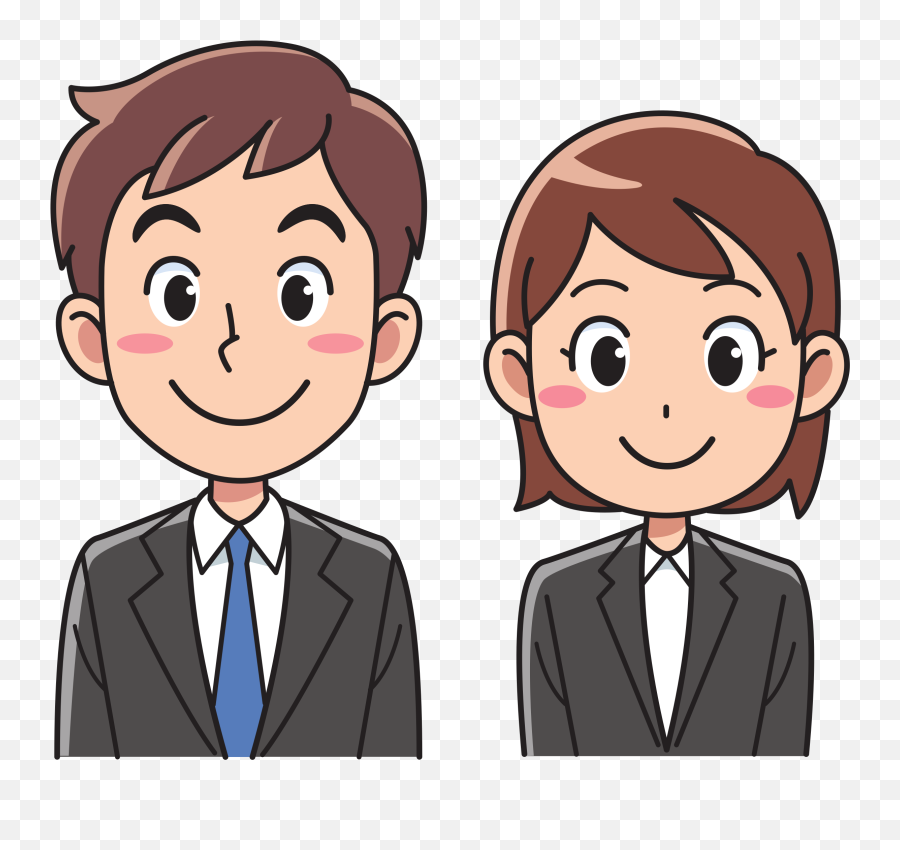 Man And Woman Clipart Png - Man And Woman Clip Art,Person Looking Png