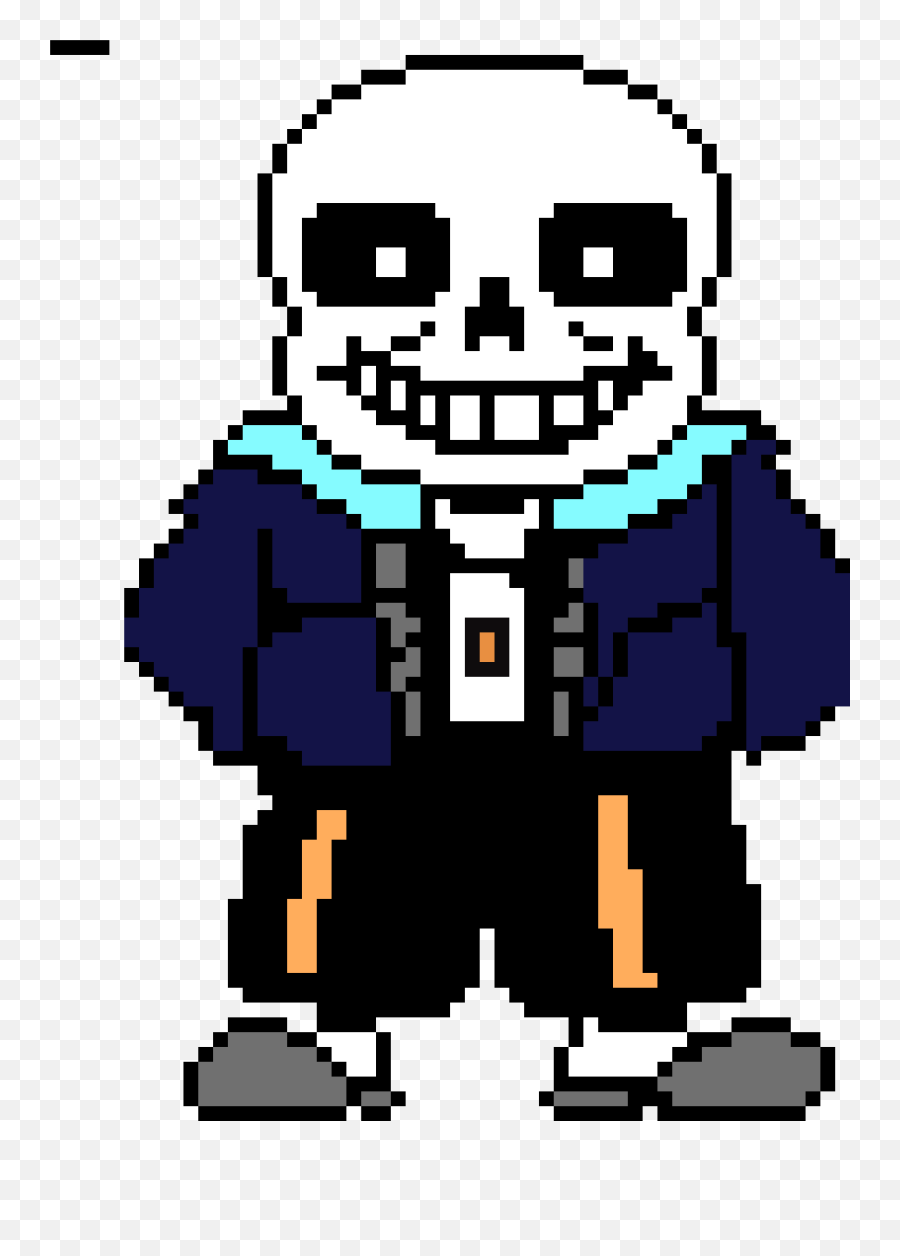 Sans Sprite - Model Sans Pixel Art Undertale Png,Sans Sprite Transparent