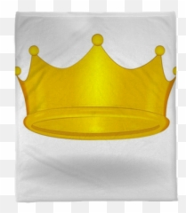 Cartoon Crown Isolated Plush Blanket U2022 Pixers - We Live To Change Solid Png,Cartoon Crown Png