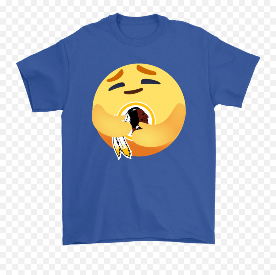 Love The Washington Redskins Hug Facebook Care Emoji Nfl Shirts U2013 Potatotee Store - Rainbow Bernie Shirt Png,Pumpkin Emoji Png