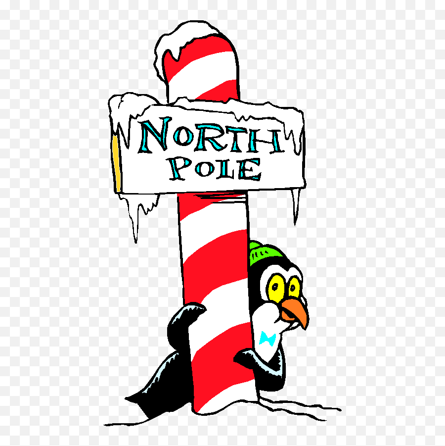 Clipart - Santa Clip Art North Pole Png,North Pole Png