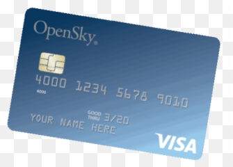 Home Opensky - Blue Credit Card png
