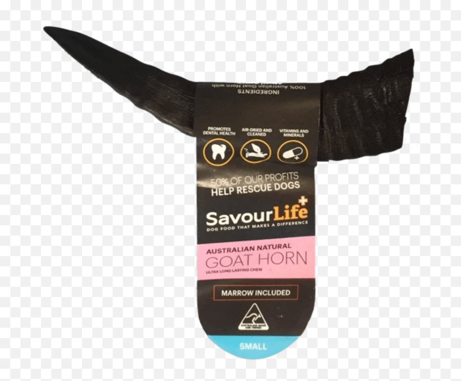 Savourlife Goat Horn Small - Label Png,Goat Horns Png