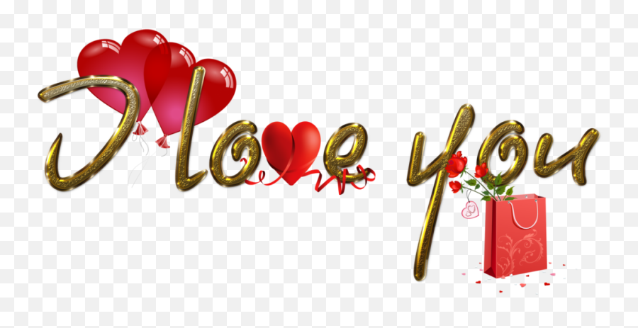 Download I Love You Stylish Text Png - Png Text Love Hd,I Love Png
