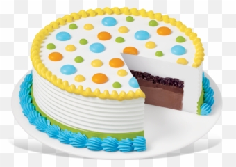 Dq Round Cake Cakes Menu Dairy Queen Baby Shower - Ice Cream Calories png