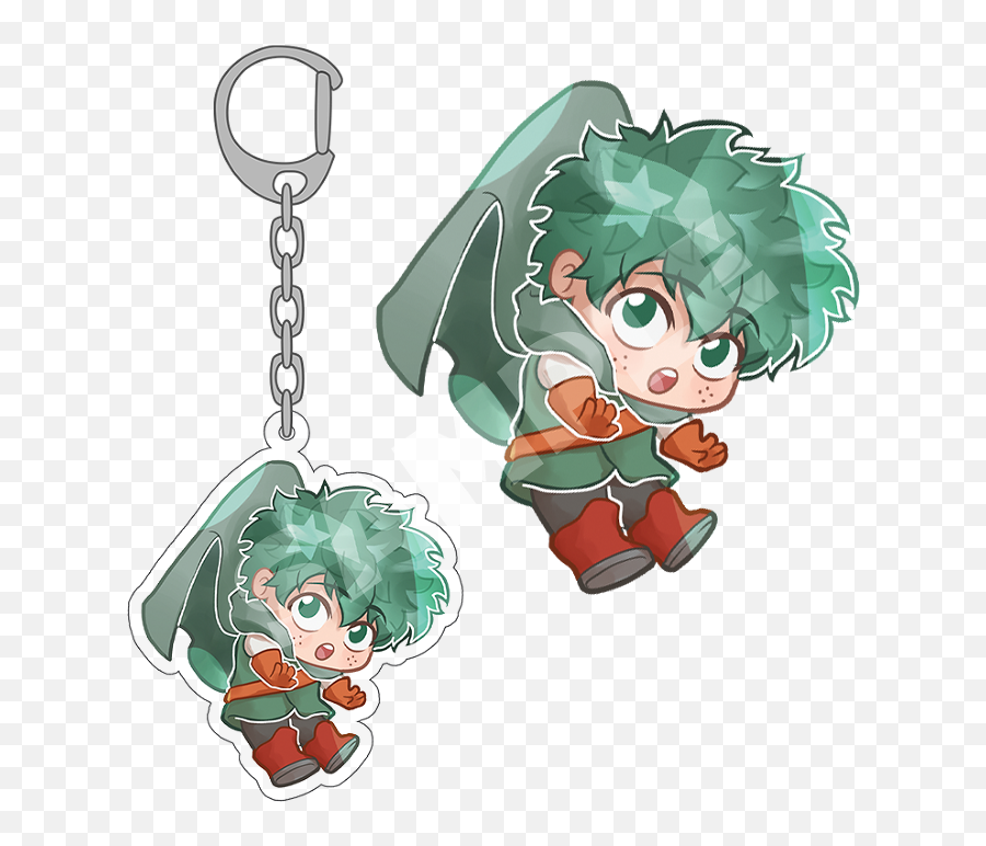 Bnha Fantasy Deku Acrylic Charm - Fictional Character Png,Deku Transparent