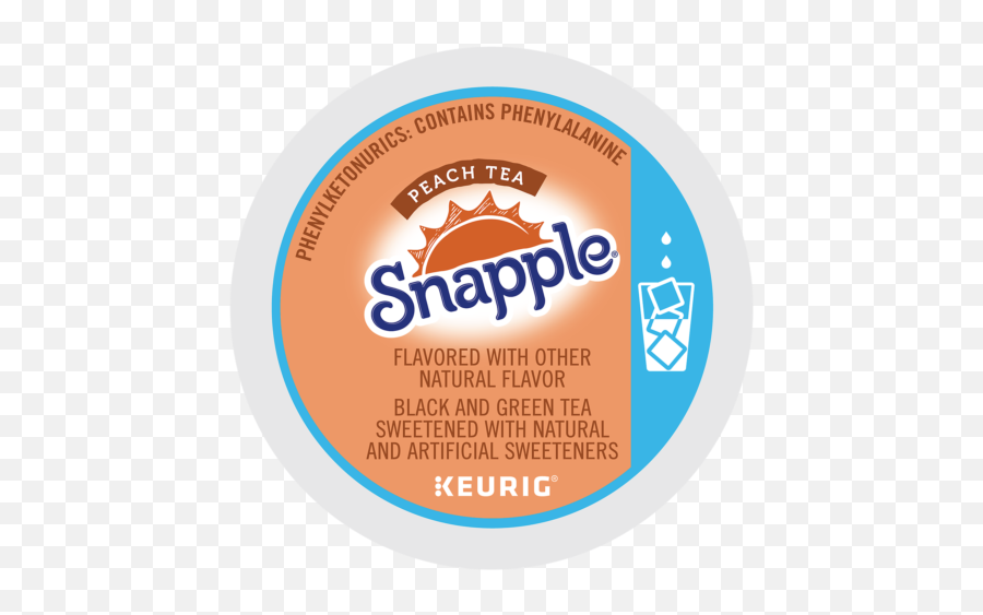 Snapple Raspberry Iced Tea 22 - Label Png,Snapple Logo