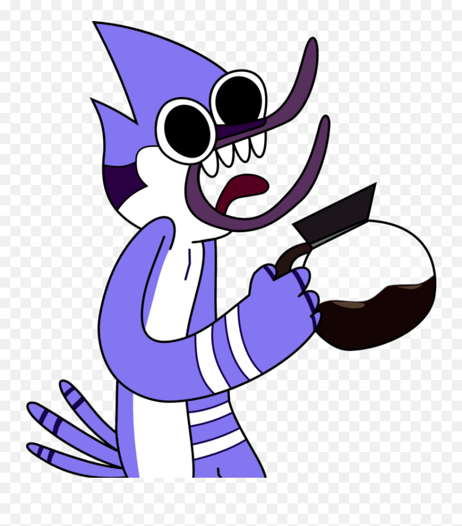 The Rigbys Cartoon - Mordecai Regular Show Transparent Png,Mordecai Png