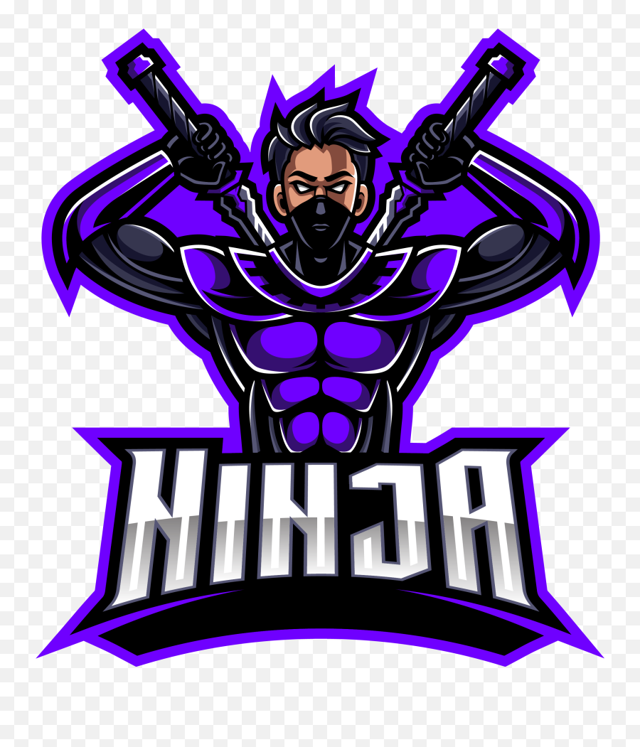 Ninja Esport Mascot Logo Design By - Logo Esport Ninja Png,Ninja Twitch Logo
