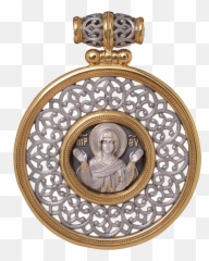 Icon Pendant Of The Virgin Mary - Theotokos png