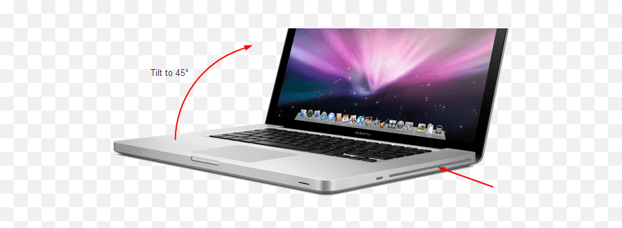 Eject A Stuck In Macbook - Macbook Pro Cd Png,Cdrom Icon Missing