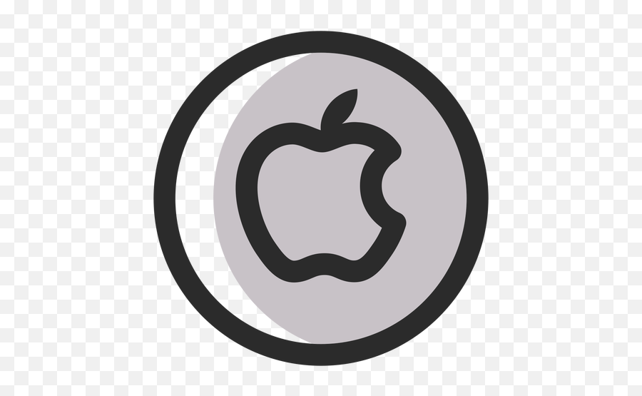 Apple Colored Stroke Icon - Dot Png,Apple Bookmark Icon