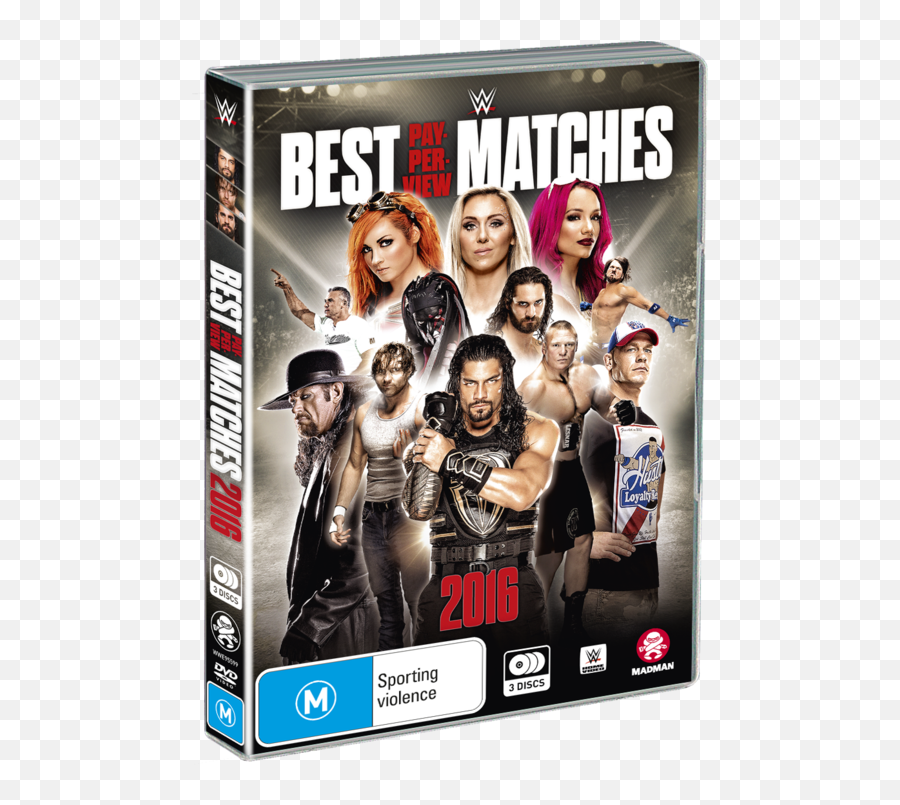 Wwe Best Ppv Matches 2016 - Dvd Png,Dean Ambrose Png