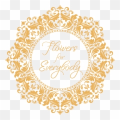 Itu0027s A Baby Girl In Lawrenceville Ga Flowers For Everybody - Border Gold Flower Circle Png,It's A Girl Png