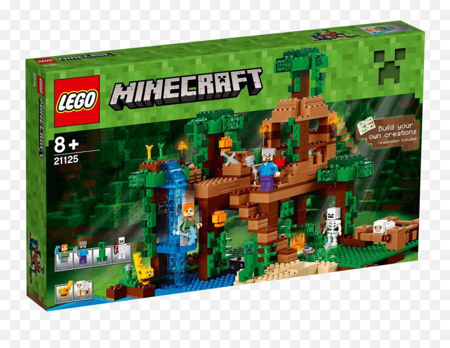 The Jungle Tree House 21125 - Lego Other Building Blocks Lego Minecraft Jungle Treehouse Png,Minecraft Tree Png