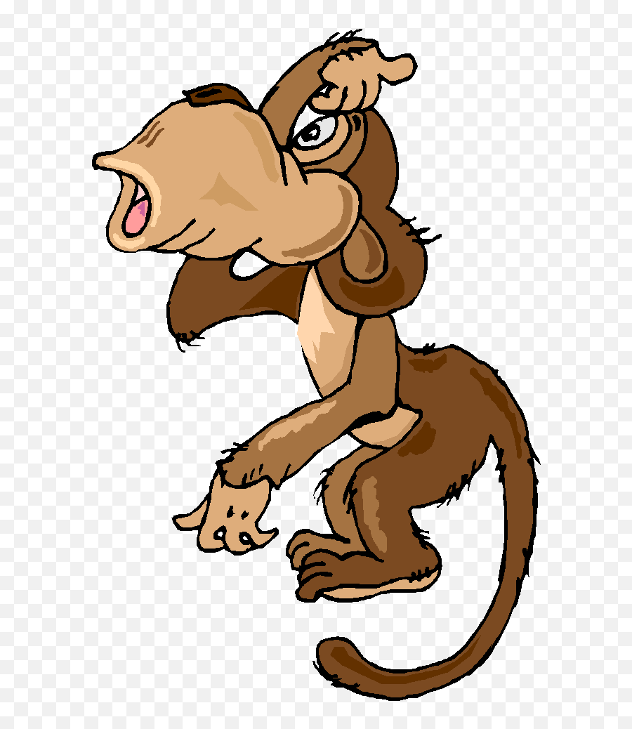 Funny Brown Monkey Drawing Free Image Download - Confused Monkey Gif  Animated Png,Funny Profile Icon - free transparent png images 