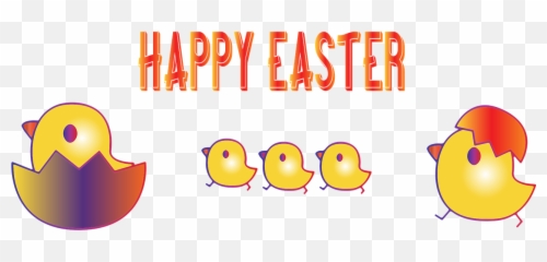 Easter Chicks Happy Baby - Happy Chicks png