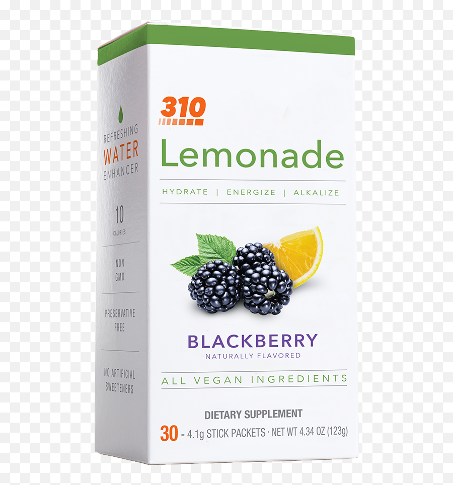 Lemonade Blackberry By 310 Nutrition 30 Individual Servings - Lemonade Png,Weather Icon For Blackberry