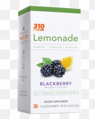 Lemonade Blackberry By 310 Nutrition 30 Individual Servings - png